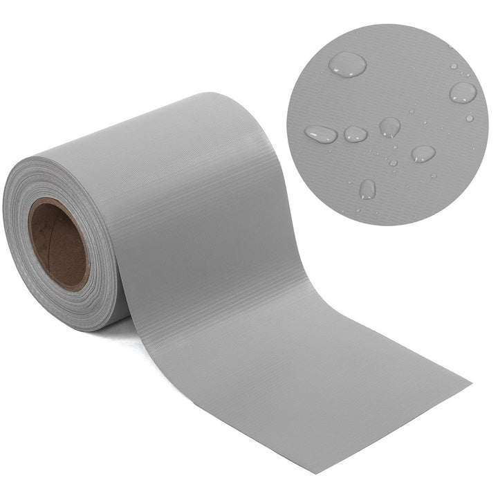SONGMICS PVC Sichtschutzstreifen, Zaunfolie 40 m x 19 cm, extra dick und Blickdicht, mit 25 x Befest