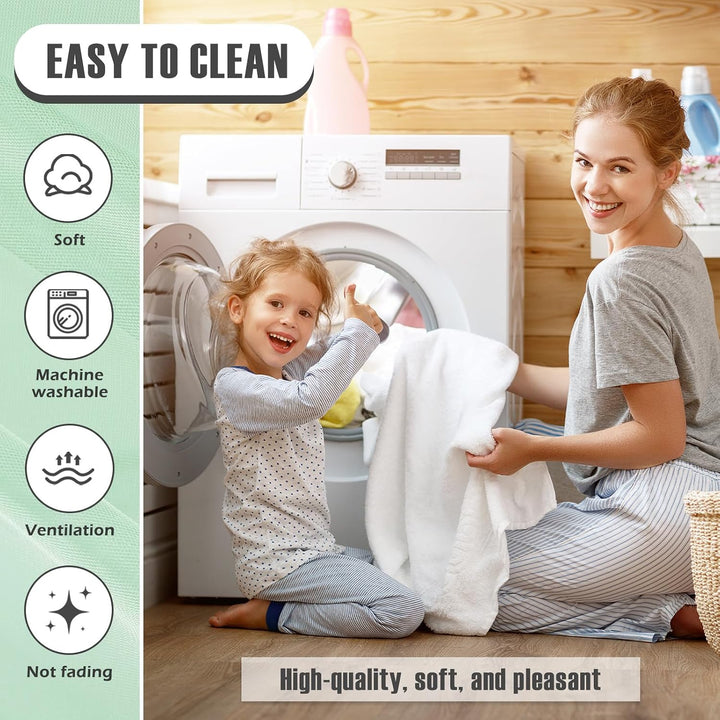 Hausbett Himmel 2er Set aus Voile, Betthimmel und Bettvorhang für Kinderbett, Kinderzimmer Deko für