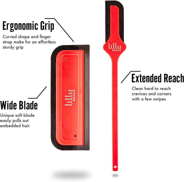 Lilly Brush Pro Pet Hair Tool Kit Tierhaarentferner für Autoteppich, Autositz, Autoinnenausstattung,