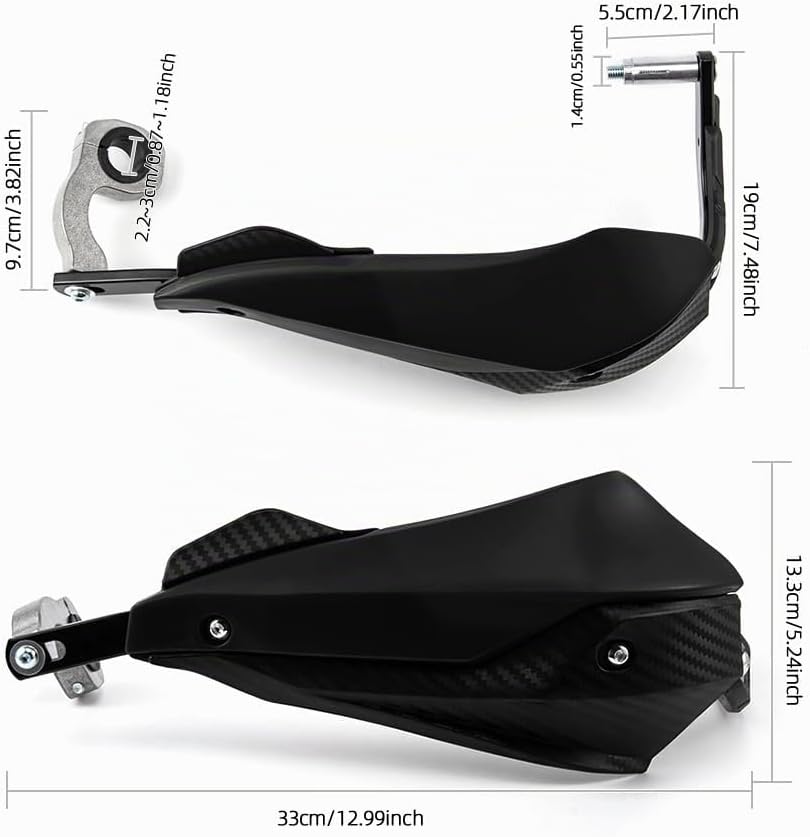 Handprotektoren für Dirtbikes für 7/8„ 22 mm und 1 1/8“ 28 mm Motorrad-Handprotektoren mit Handschut