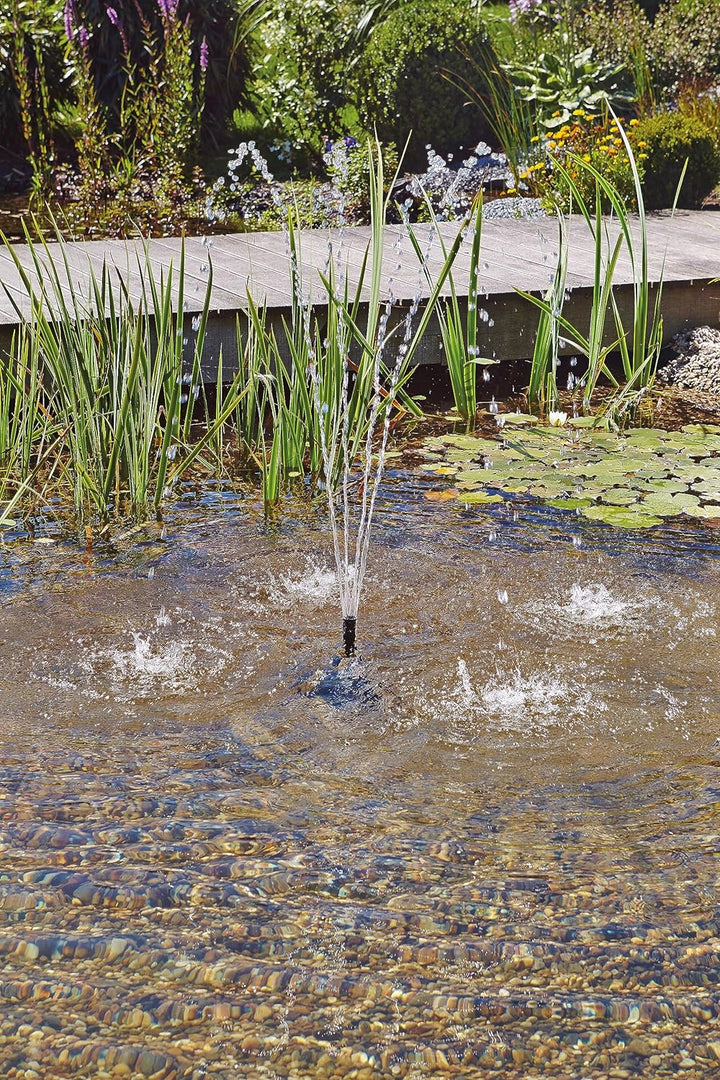 Pontec 56477 PondoVario 3500 - Wasserspielpumpe für den Einsatz in Gartenteich und Zierbrunnen / Tei