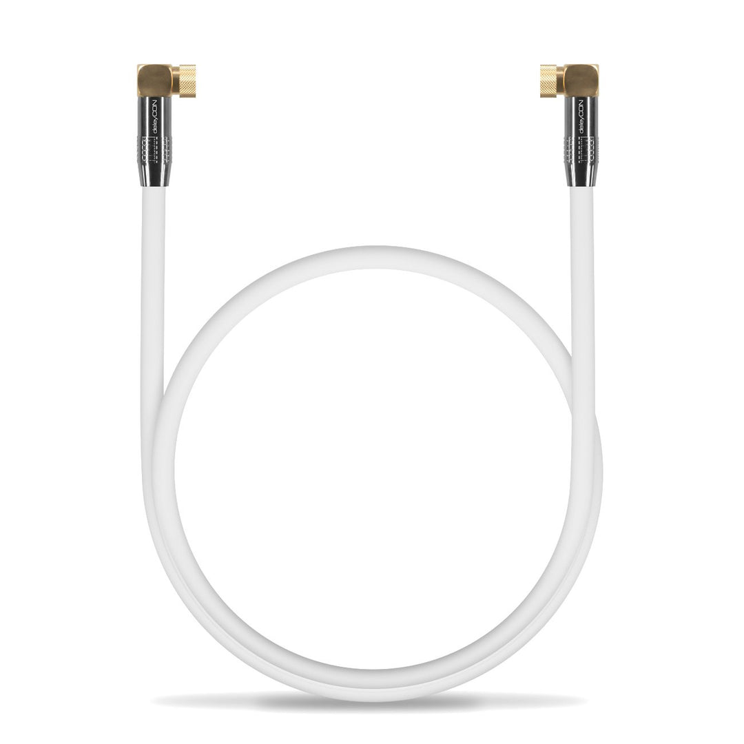 deleyCON 6m SAT Antennenkabel - 4K Ultra-HD Full HD HDTV - Satellitenkabel Koaxialkabel - 2x Gewinke