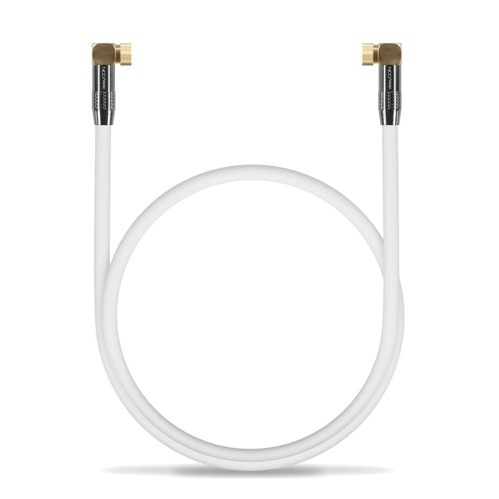 deleyCON 6m SAT Antennenkabel - 4K Ultra-HD Full HD HDTV - Satellitenkabel Koaxialkabel - 2x Gewinke