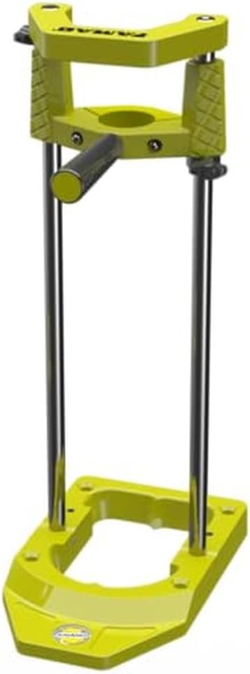 FAMAG Senkvorrichtung 320 mm mit Spannvorrichtung| eckiger Fuss | Mobile Halterung aus Aluminium für