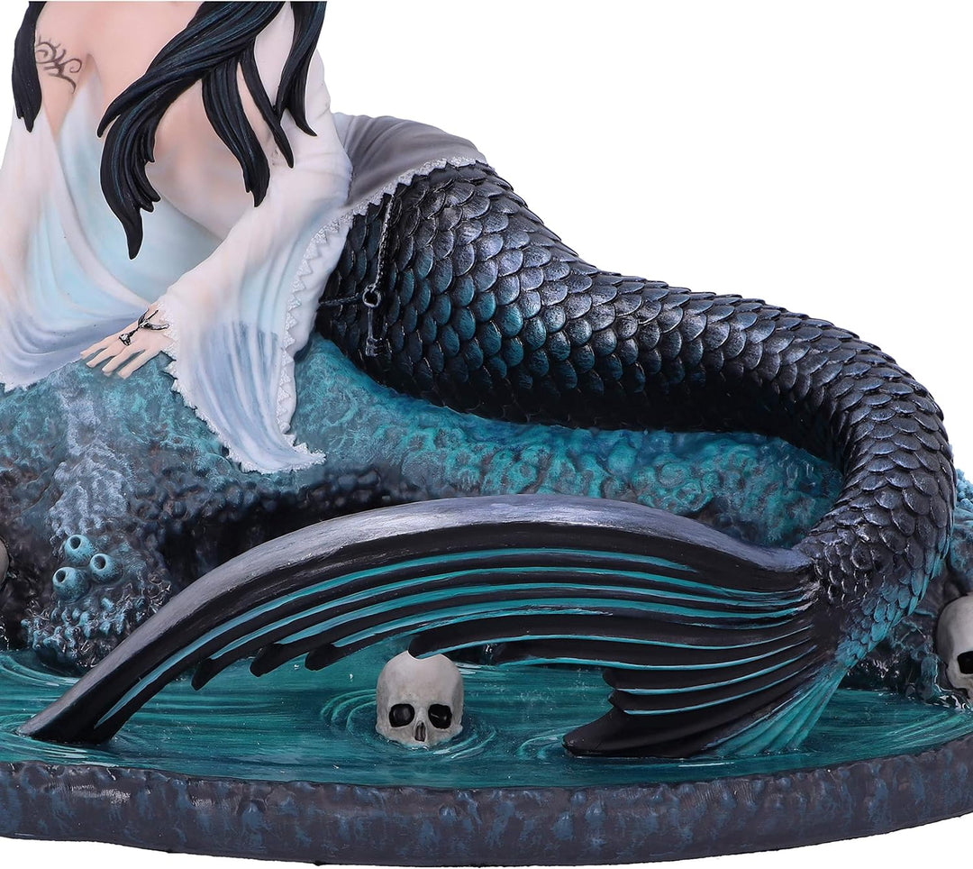 Nemesis Now Anne Stokes Sirens Lament Meerjungfrau Zaubererin Figur, Blau, 22 cm