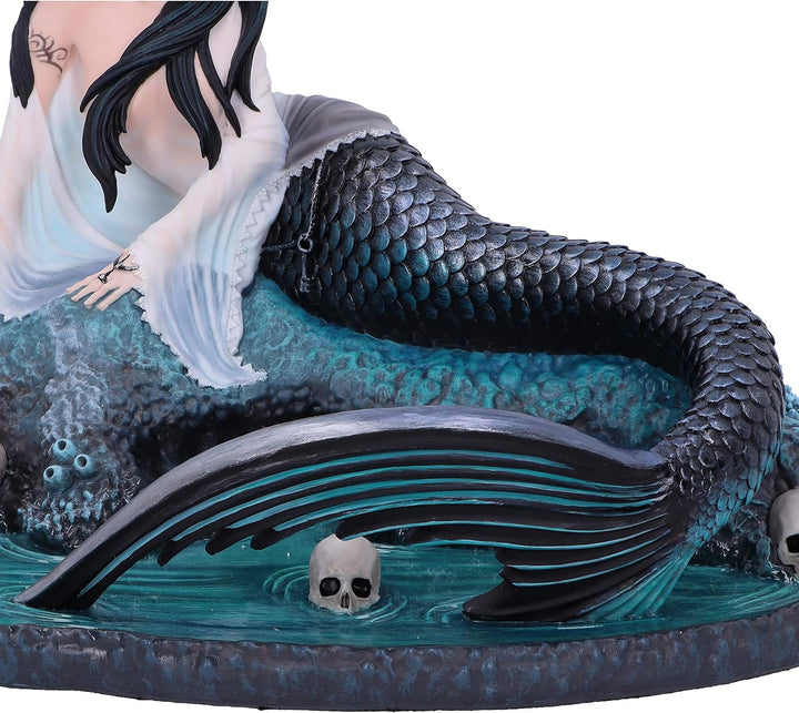 Nemesis Now Anne Stokes Sirens Lament Meerjungfrau Zaubererin Figur, Blau, 22 cm