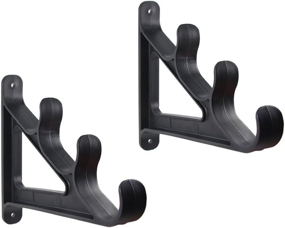 Croch Horizontal Wand Rutenhalter Rod Rack für 3 Angelruten 4 Paar, 4 Paar