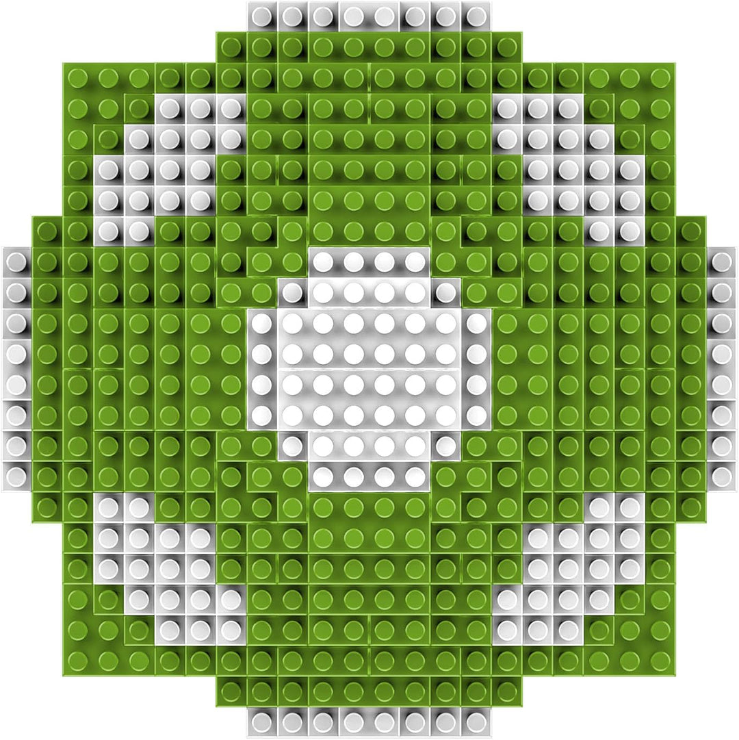 FOCO Offizielles Lizenzprodukt VFL Wolfsburg BRXLZ-Steine 3D-Fussball BAU-Set +12 YO Bricks, Vfl Wol