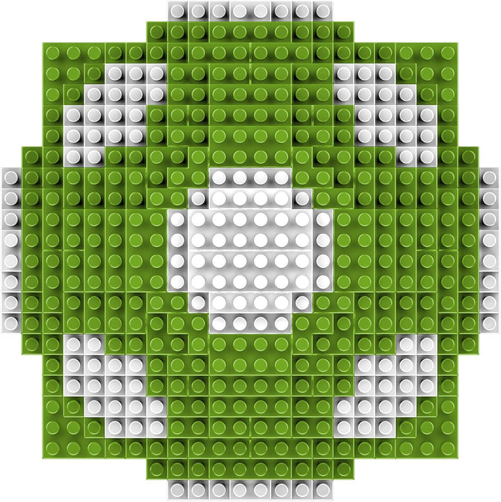 FOCO Offizielles Lizenzprodukt VFL Wolfsburg BRXLZ-Steine 3D-Fussball BAU-Set +12 YO Bricks, Vfl Wol