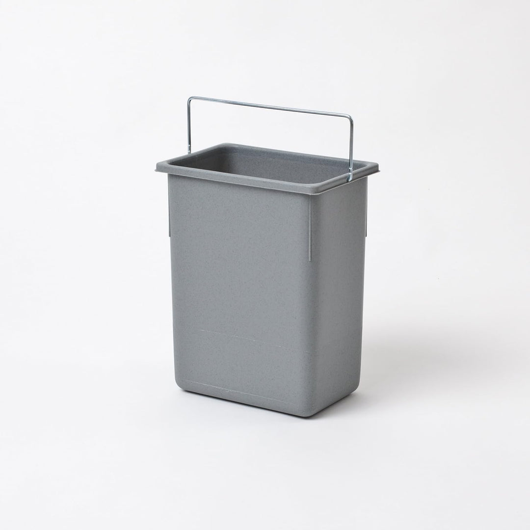 Hailo Inneneimer mit Deckel Kunststoff grau | Höhe 287 mm | mit Henkel | 8.5 Liter | 226 x 150 mm