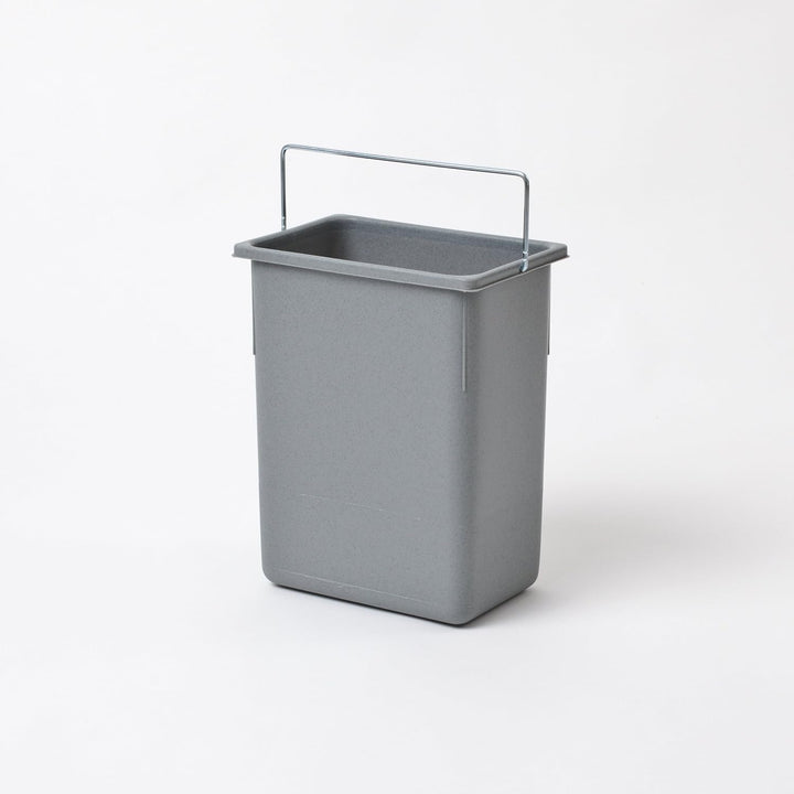 Hailo Inneneimer mit Deckel Kunststoff grau | Höhe 287 mm | mit Henkel | 8.5 Liter | 226 x 150 mm