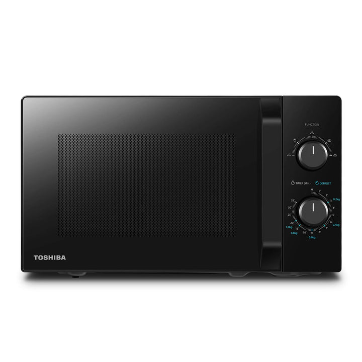 Toshiba MW2-MM20PF(BK) Mikrowelle/Solo-Mikrowelle / 20L / 800W / 5 Leistungsstufen mit praktischer A