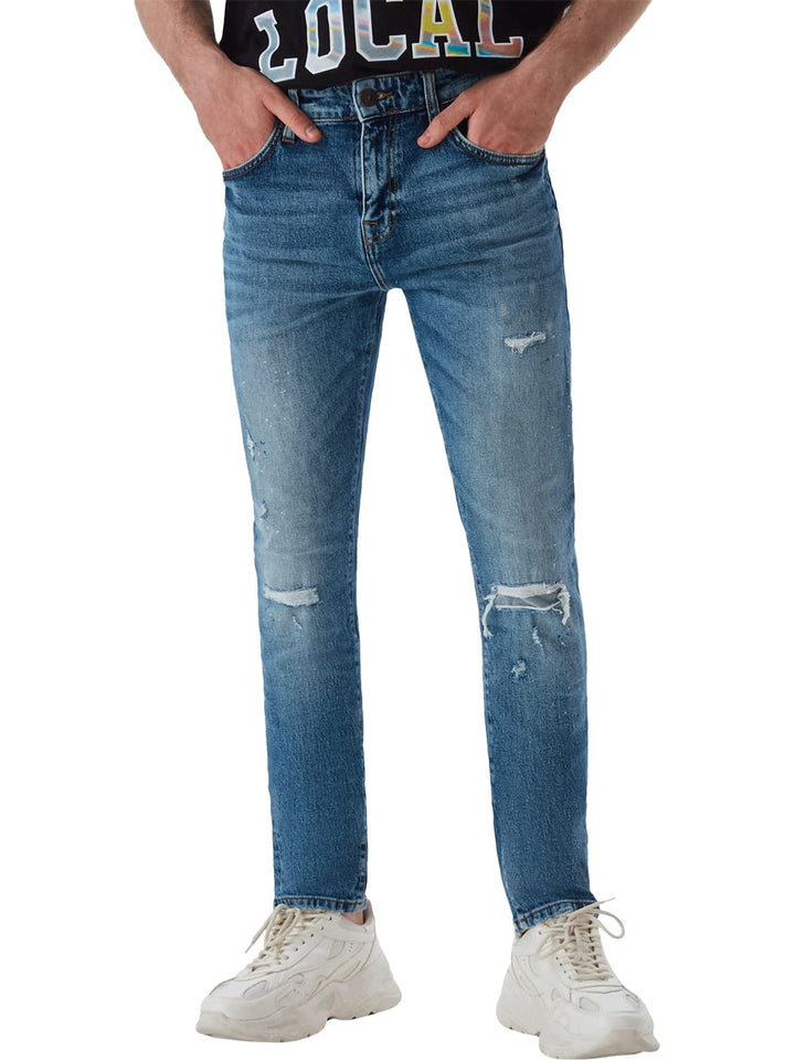 LTB Herren Jeans Joshua - Slim Fit - Blau - Calder Undamaged Wash W29-W40 31W / 30L Lemos Safe Wash
