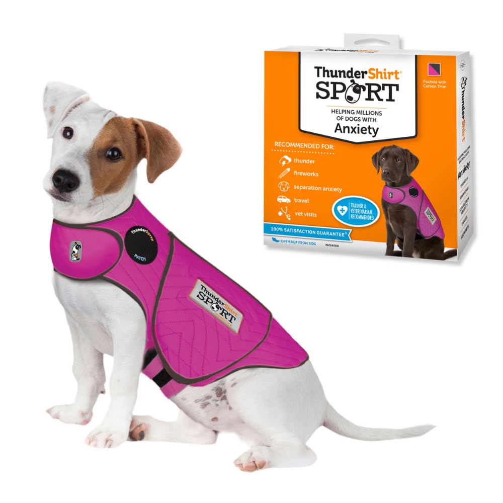 Thundershirt Hundebekleidung Thundershirt Hundeangstjacke, Fuchsia, Grösse S Fuchsia Small, Fuchsia