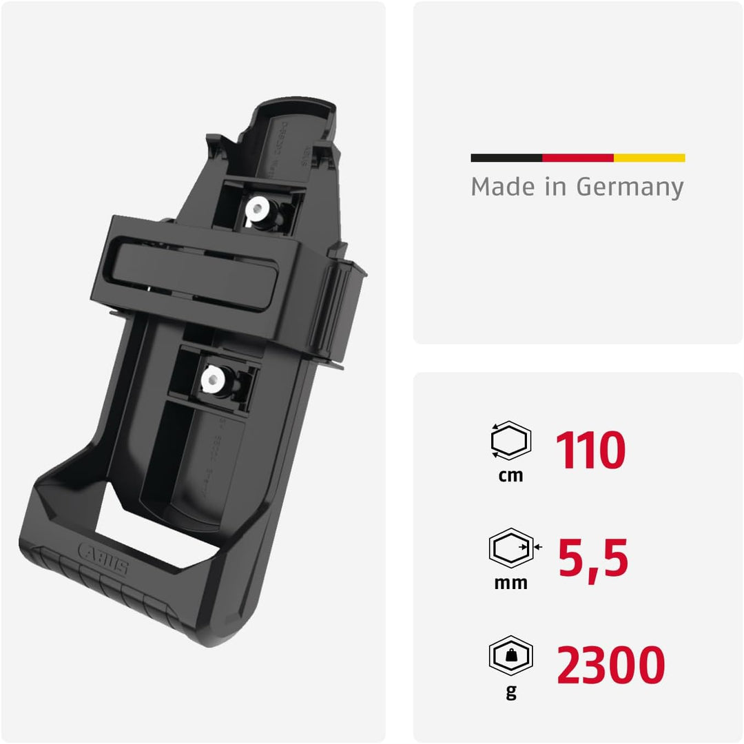 ABUS Faltschloss BORDO One™ 6500A - Smartes Fahrradschloss mit Alarm - schlüsselloses Öffnen per Sma