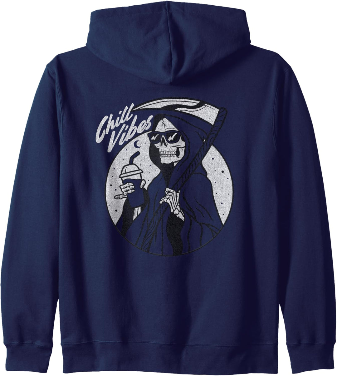 Chill Vibes Cool Grim Reaper Kapuzenjacke
