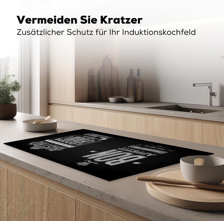 KitchenYeah© Herdabdeckplatte Einteilig Küche Ceranfeld Abdeckplatte | 91.2x52 cm - Cerankochfeld Ab