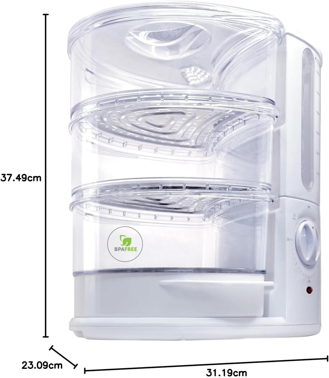 bianco di puro® Dampfgarer Rapido - 50% schneller als andere Systeme durch die STRIX-Dampftechnologi