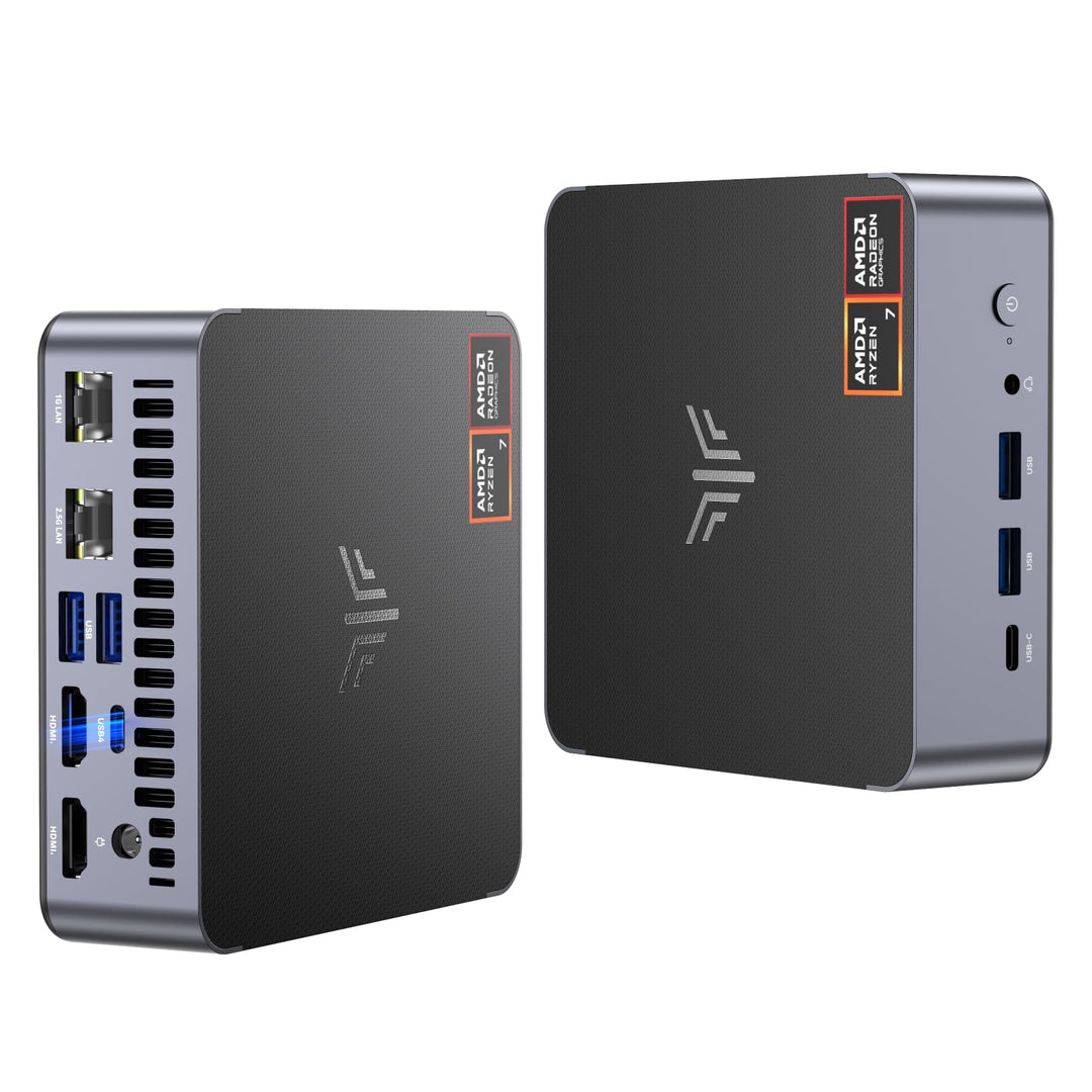 NiPoGi AM21 Mini PC АMD Ryzen 7 8745HS (8C/16T, bis zu 4,9 GHz), 16 GB DDR5 5600MHz 512 GB M.2 NVME
