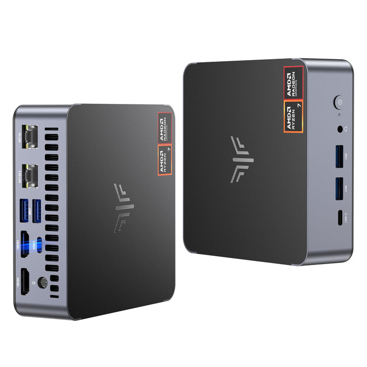 NiPoGi AM21 Mini PC АMD Ryzen 7 8745HS (8C/16T, bis zu 4,9 GHz), 16 GB DDR5 5600MHz 512 GB M.2 NVME