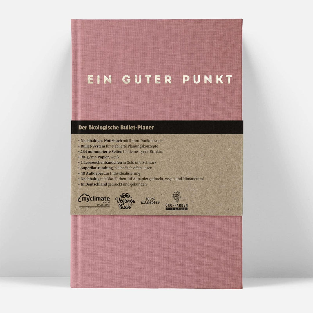 Ein guter Punkt | A5 Bullet Planer (Altrosa), Altrosa