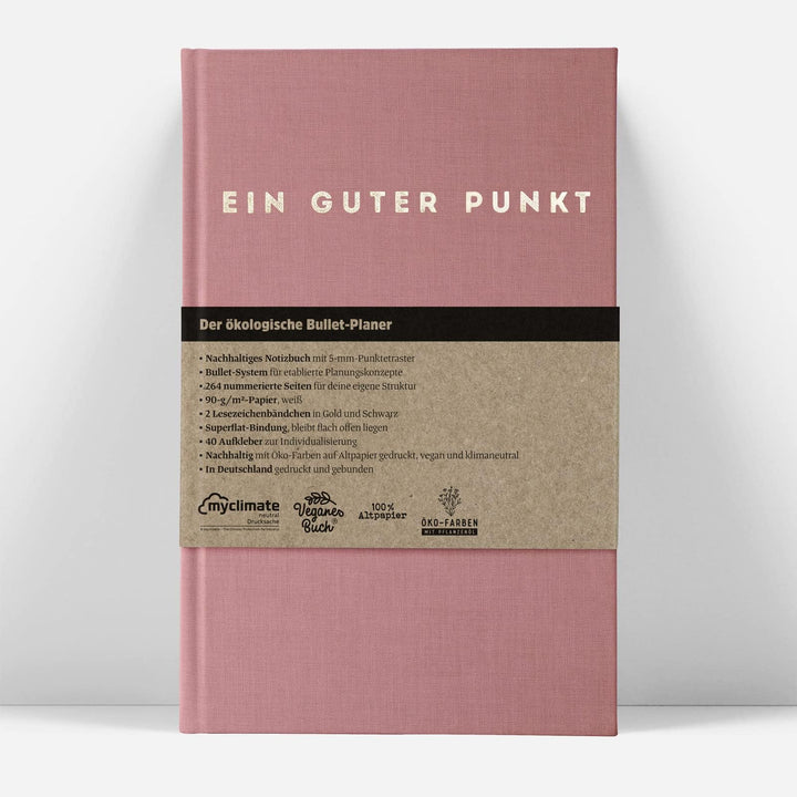 Ein guter Punkt | A5 Bullet Planer (Altrosa), Altrosa