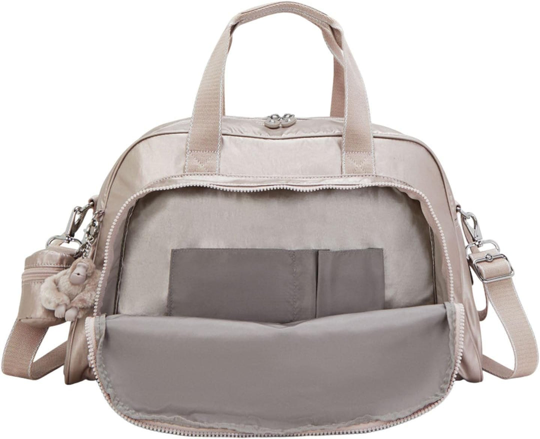 Kipling Camama Grosse Babytasche, Metallic Glow (Silber)