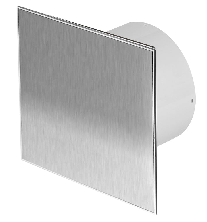 Ø 100 mm Design Badventilator Edelstahl mit Timer/Nachlauf und Rückstauklappe WTI100T Lüfter Ventila