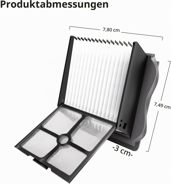 6 Stück HEPA Ersatzfilter für Tineco FLOOR ONE Stretch S6 / SWITCH S6 / S7 Stretch / S9 Artist / S5