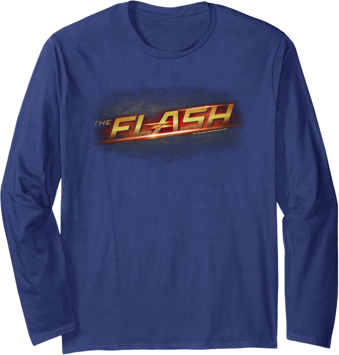 The Flash: TV Series Logo Gold Langarmshirt