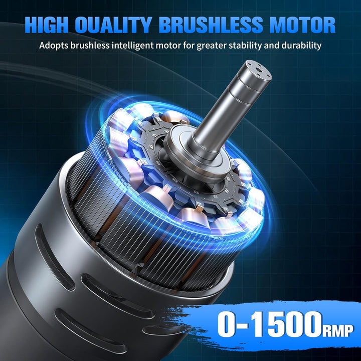 Akku-Hobel Kompatibel mit Makita 18V Akku – Einhandhobel mit 16500RPM, 0-2 mm Einstellbare Hobeltief