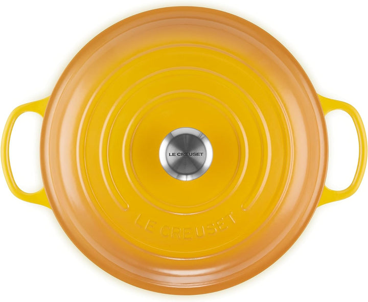 Le Creuset Signature Gusseisen Gourmet-Profitopf, Rund, Ø 30 cm, 3.5 l, 5.555 kg, Nectar, 2118030672
