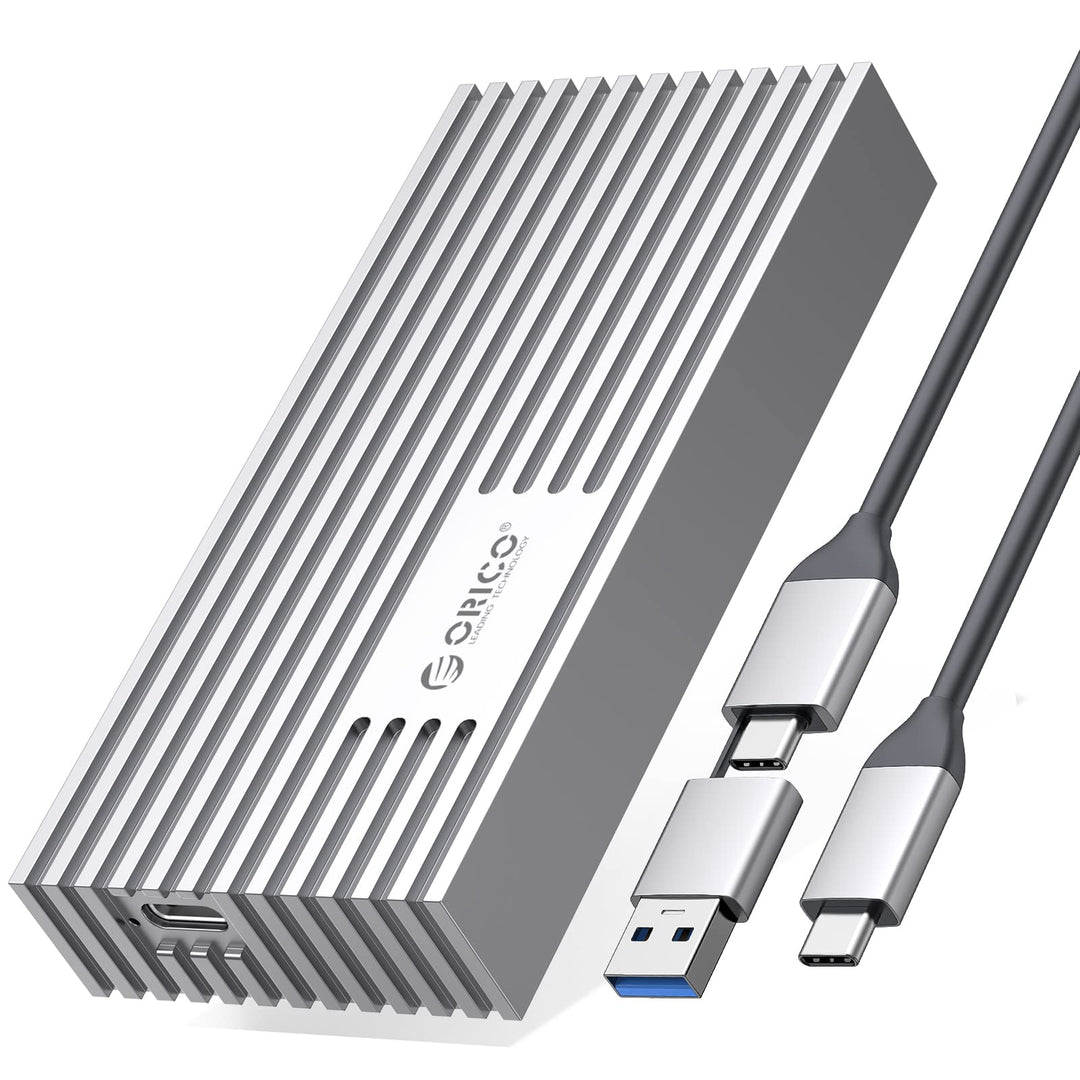 ORICO 40Gbps NVMe Gehäuse, M.2 Gehäuse Bis zu 2800 MB/s für USB4.0/3.2/3.1/3.0/2.0, Kompatibel mit T
