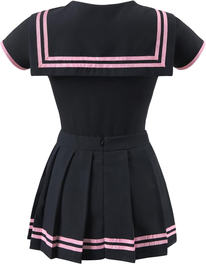 LittleForBig Baumwolle Strampler Onesie Pyjamas Bodysuit - Klassische Japanische Schulmädchen Stramp
