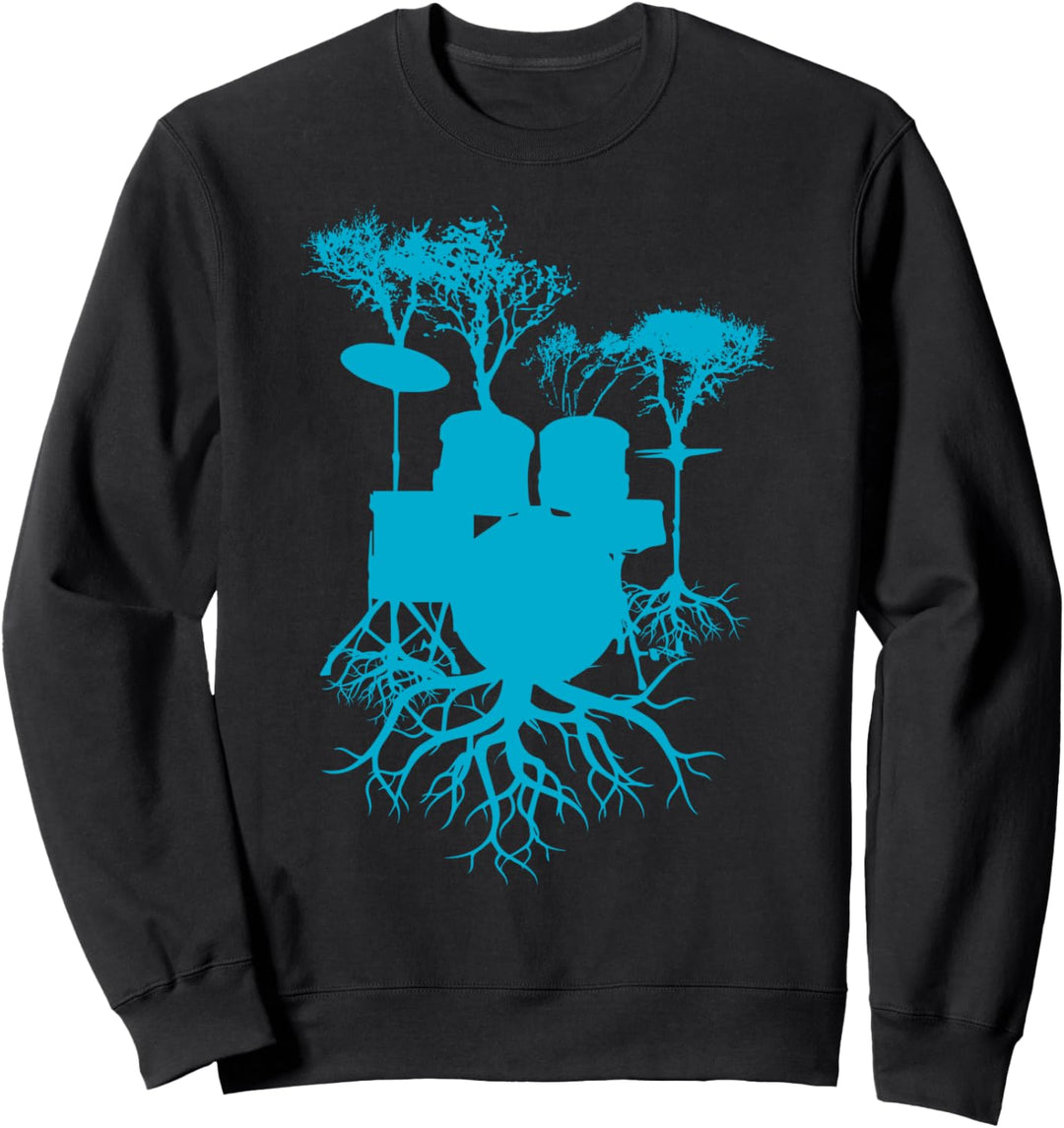 DRUMMER ROOTS DRUMMER Schlagzeug Schlagzeuger Sweatshirt
