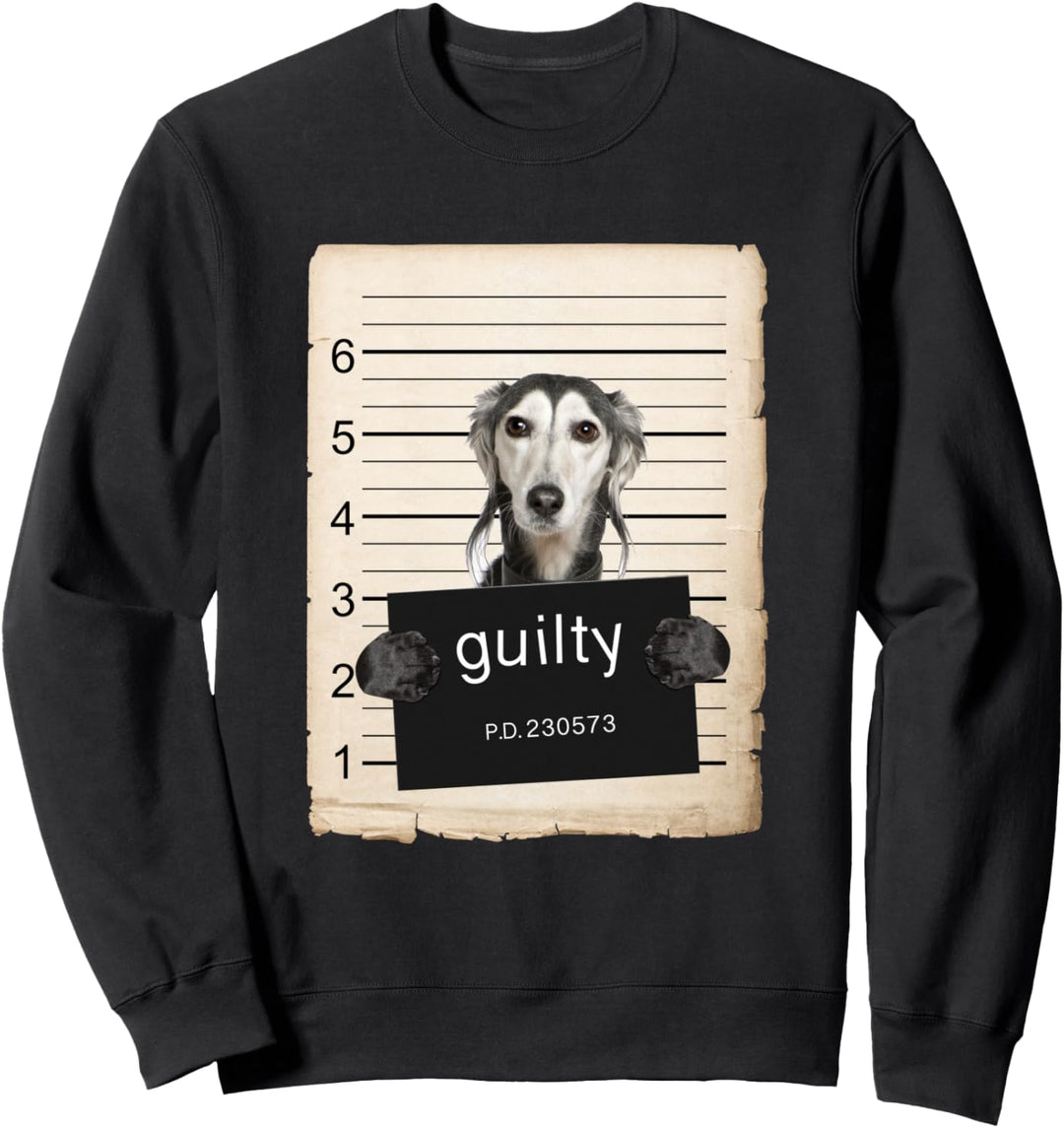 Salukis Dog mug shot Sweatshirt