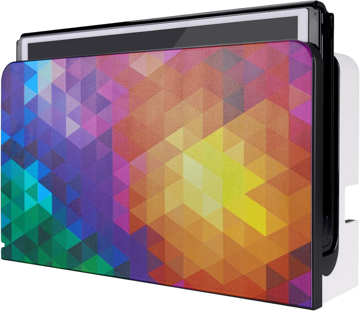 playvital Hülle Schutzhülle für Nintendo Switch OLED Dock, Cover Case taubfeste Kratzfeste Tasche Zu