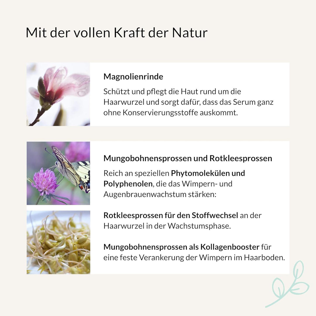 COSPHERA® Neverending Lashes: Veganes Wimpernserum mit Wow-Effekt ++ Für maximales Wimpern-Wachstum