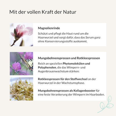 COSPHERA® Neverending Lashes: Veganes Wimpernserum mit Wow-Effekt ++ Für maximales Wimpern-Wachstum
