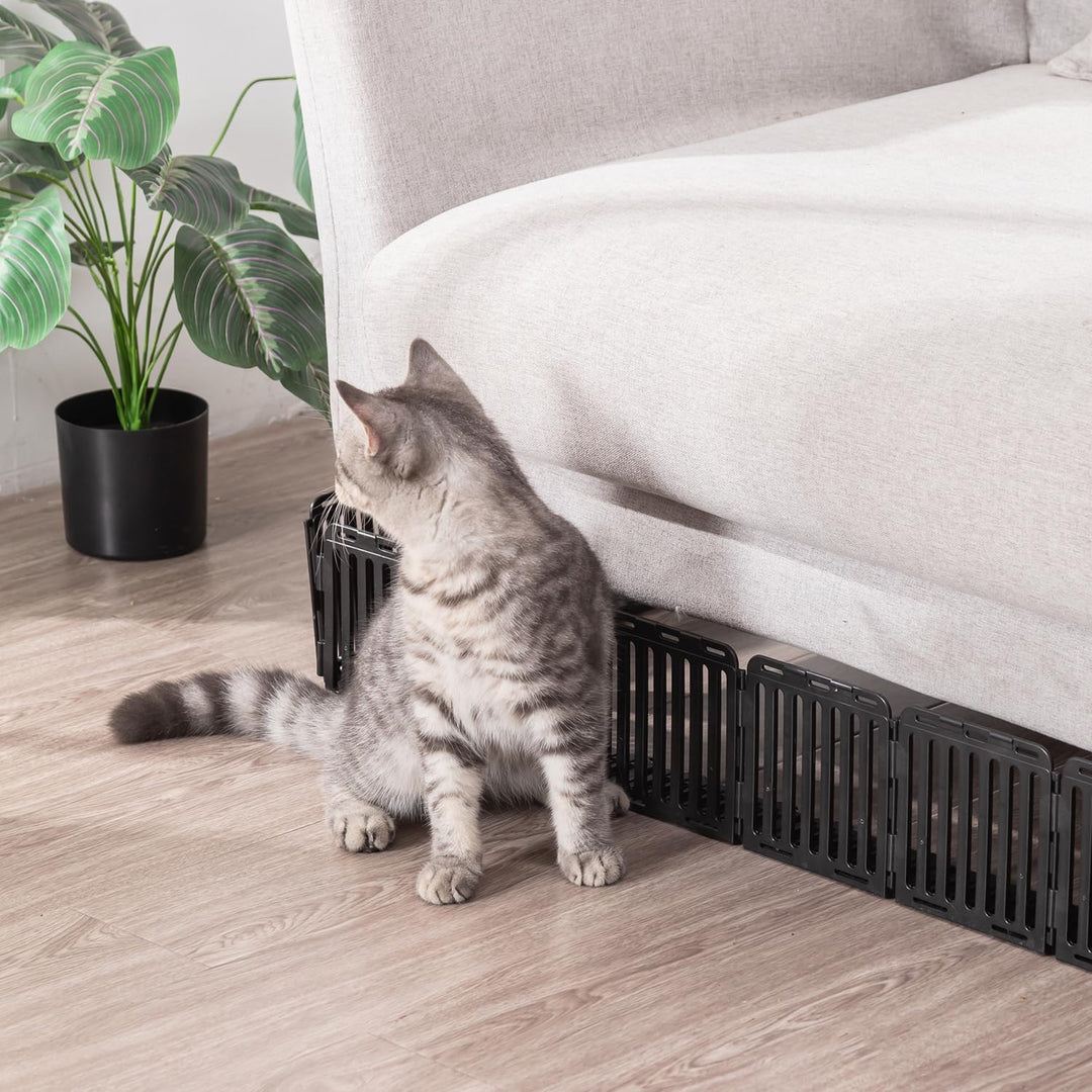 HARJJME Spielzeugblocker Couch Schutz für Haustiere, Sofaschutz Katze Plastic Under Furniture Gap Pr
