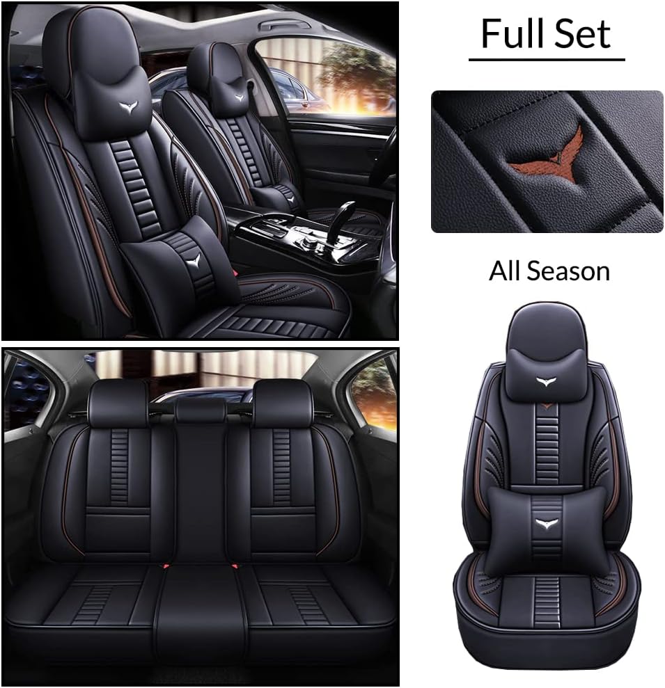 Pengchen Voll Set Auto Sitzbezüge, Autoschonbezug Universal passend für Ford 2000-2023 95% Modell mi