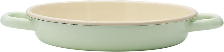 Riess, 0409-006, Eier- und Servierpfanne 22, CLASSIC - EMAILLEPFANNEN, nilgrün, Emaille, 22cm Durchm