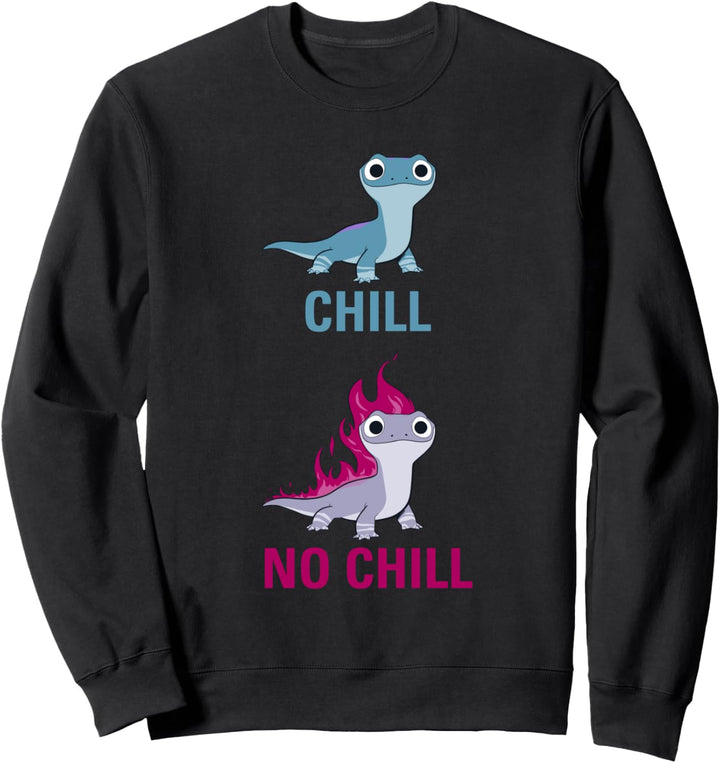 Disney Frozen 2 Salamander Chill vs No Chill Sweatshirt