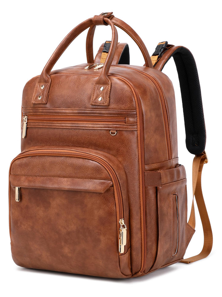 LORADI 18-Pockets Windel Bag Rucksack mit wasserdichten Taschen und Kinderwagen Schnalle, wandelbare