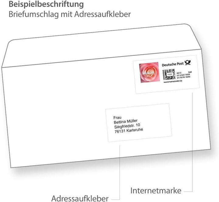 FIX Adressaufkleber Adresse 70 x 36 mm, 9.600 Stück auf 400 Blatt je 24 Etiketten, Blanko Aufkleber