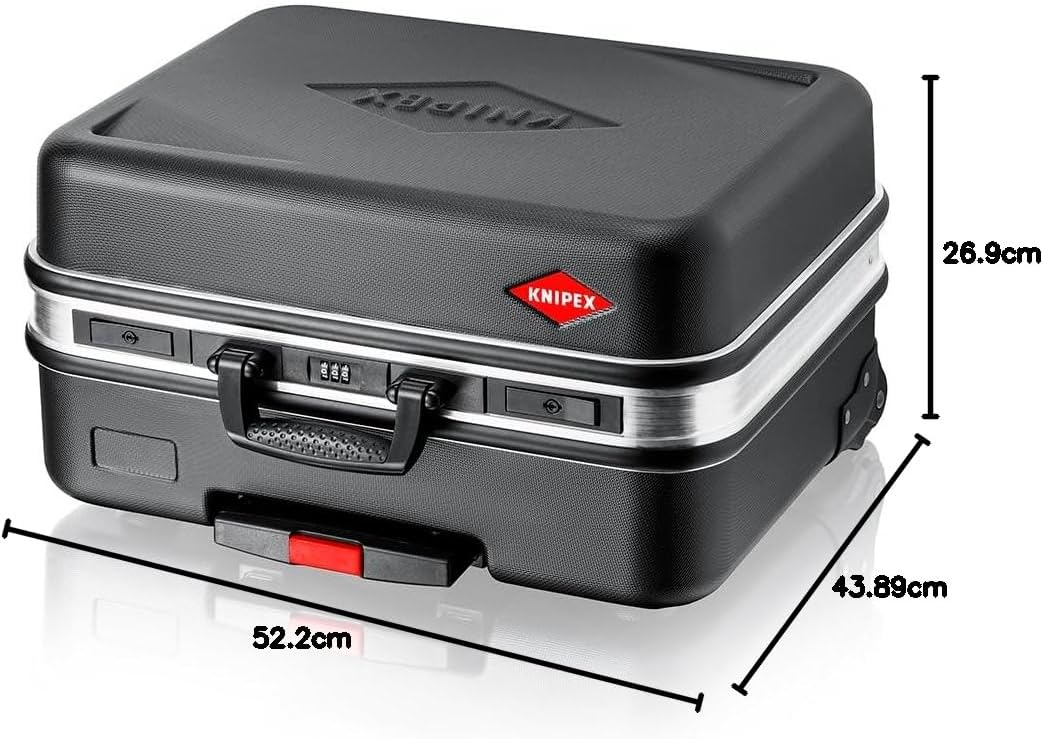KNIPEX 00 21 06 HL S Werkzeugkoffer "BIG Basic Move" Elektro Werkzeug-Trolley | Rollkoffer Single, S