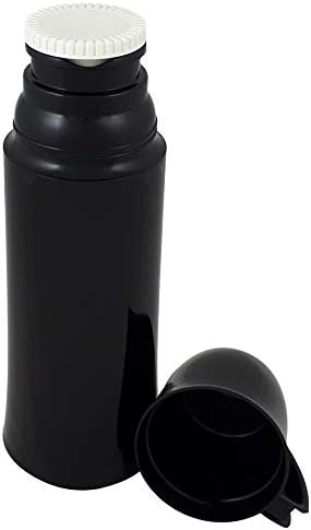 Helios Elegance Isolierflasche, Kunststoff, schwarz, 0,5 Liter 500 ml Schwarz, 500 ml Schwarz