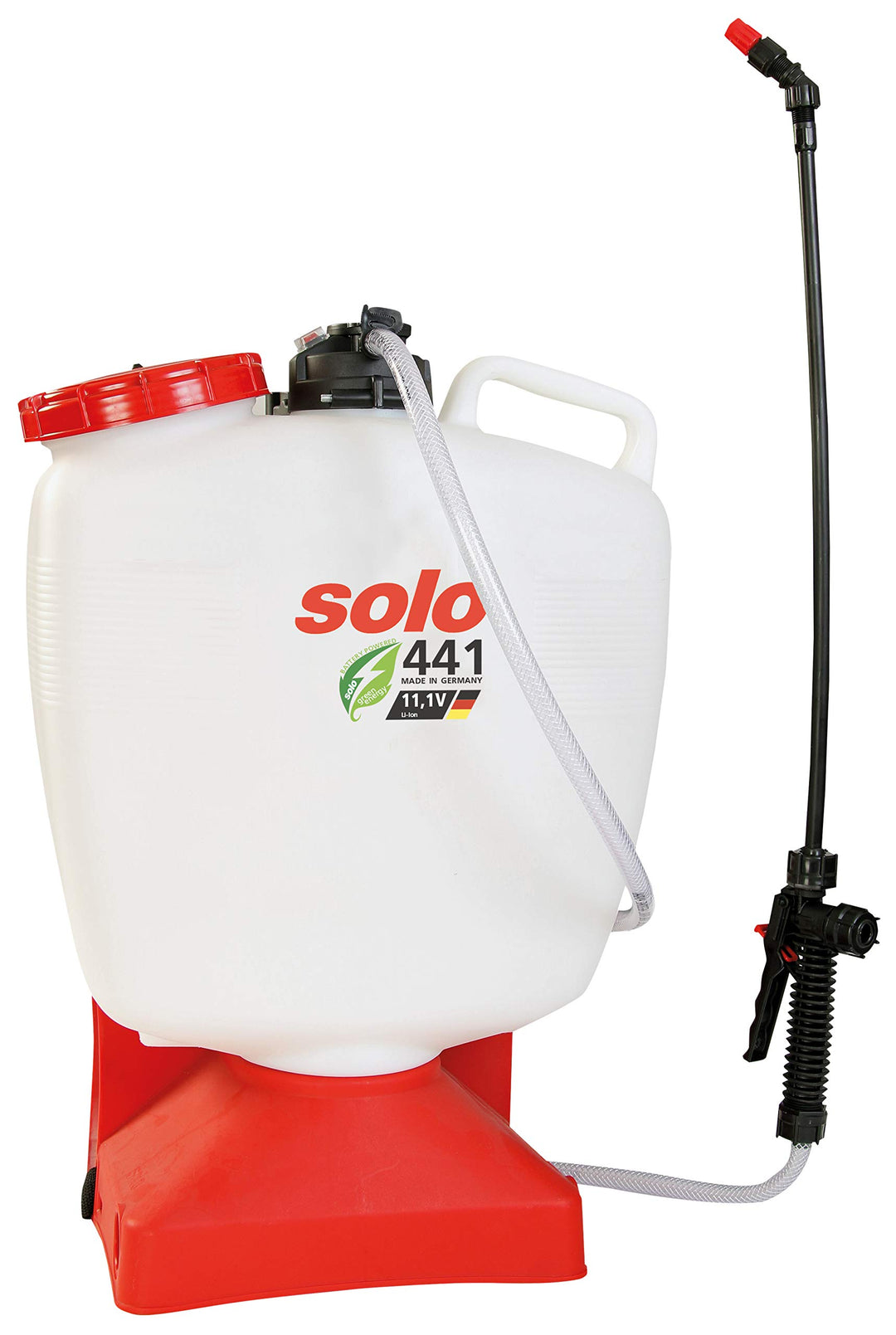 SOLO 441 Akku Rückenspritze - Drucksprüher Made in Germany, Weiss Single, Single