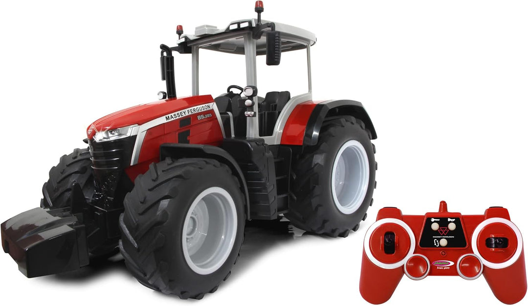 JAMARA 405301 Massey Ferguson 8S.285 1:16 2,4Ghz-RC Traktor, Motorsound (abschaltbar), Rückfahrwarns