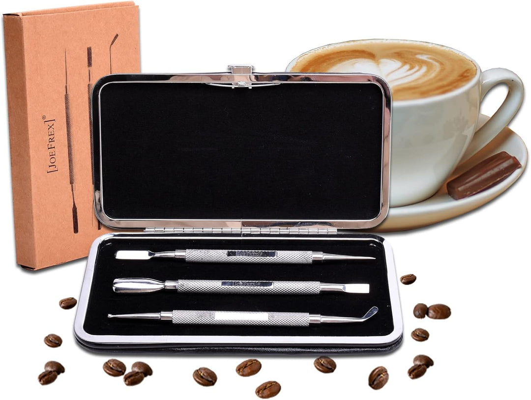 Latte Art Pen - Set für Latte Art - 6 Funktionen- Kaffee geschenk - Barista Besteck - Barista Werkze